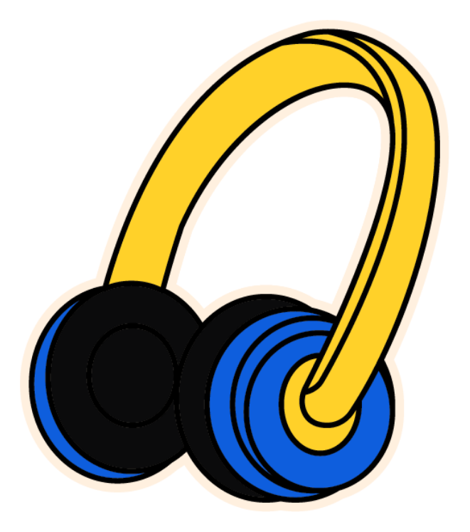 Colorful headphones